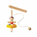 PlanToys - Snurrleksak, Ballerina i Trä 