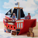 Lanka Kade - Fairtrade Piratskepp med Figurer