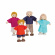 PlanToys - Dockor till Dockskp Doll Family Variant 1