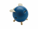 PlanToys - Piggy Bank Sparbössa, Blå