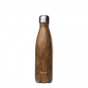 Qwetch - Isolerad Flaska i Rostfritt Stål Wood 500 ml
