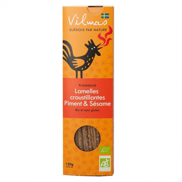 Vilmas Swedish Organic -Sesam Spicesticks EKO 120 gr