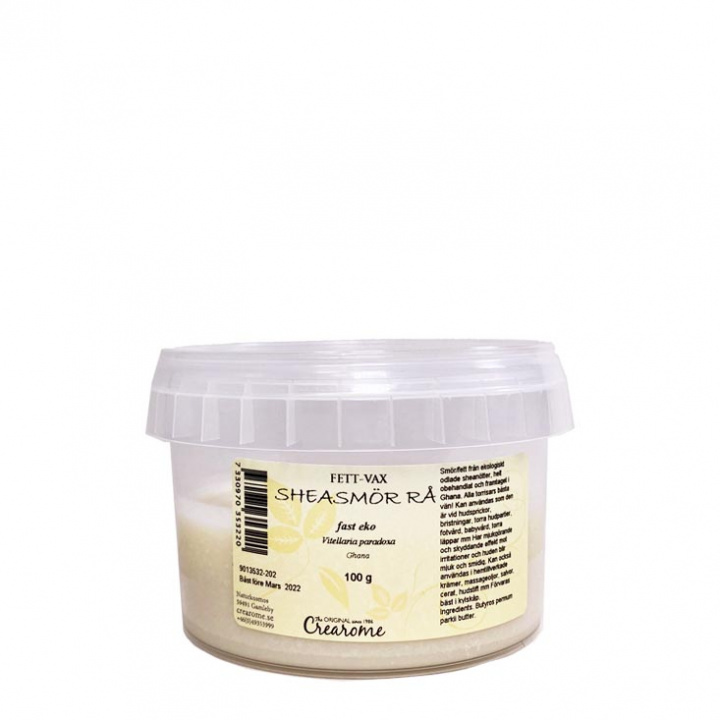 Crearome - Sheasmör Rå Fast EKO, 100 gr
