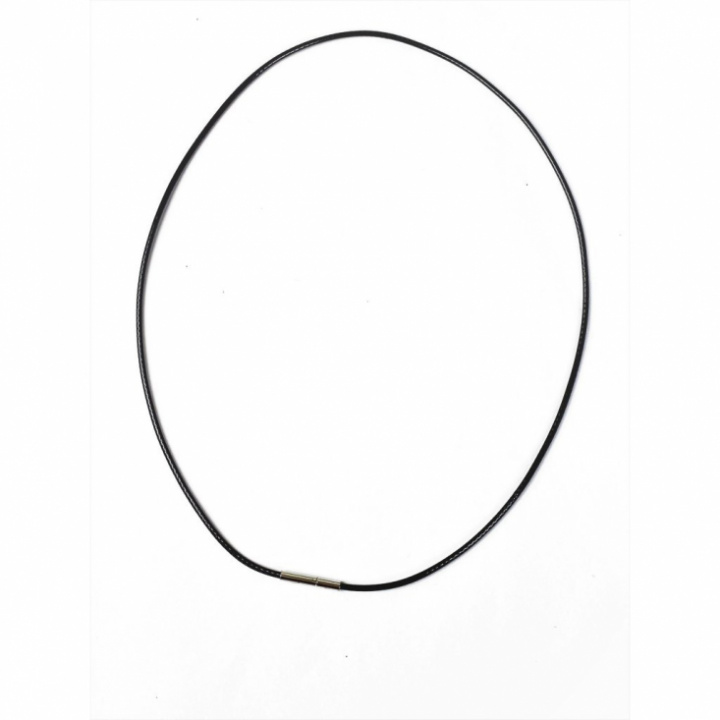 Andekvarts - Halsband Svart Snöre 40.5 cm