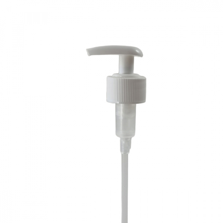 Pumphuvud till Flaska med 28 mm Hals, Vit