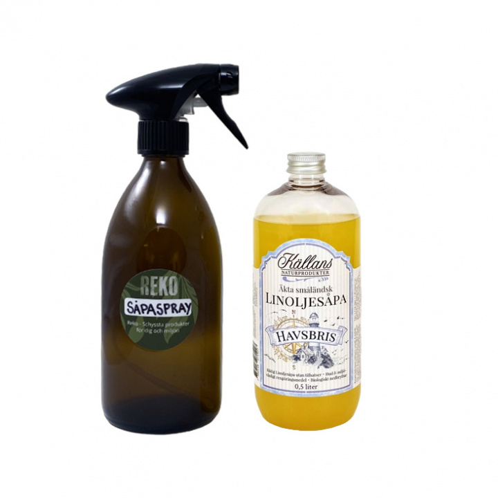 Reko - Småländsk DIY Spraysåpa Glas-flaska, Havsbris i gruppen Hemmet / Städ / Allrengöring hos Rekoshoppen.se (825557)