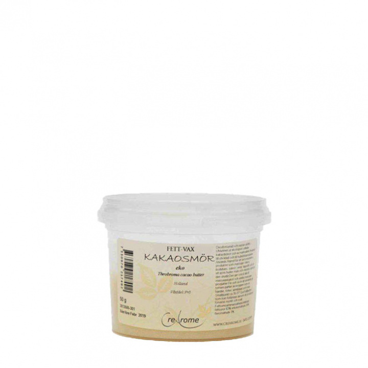 Crearome - Kakaosmör Deodoriserad EKO, 50 gr