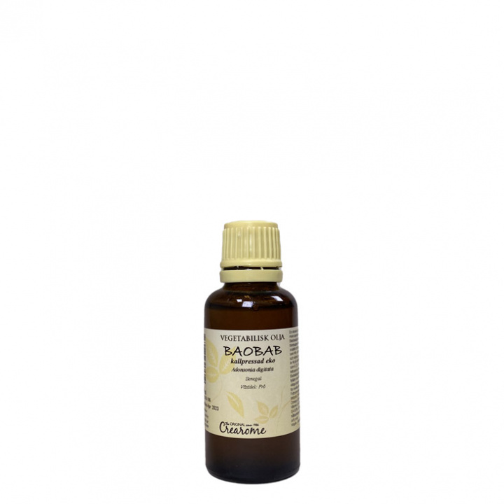 Crearome - Baobabolja Kallpressad EKO, 30 ml