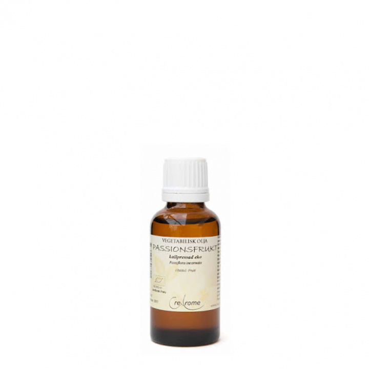 Crearome - Passionsfruktsolja Kallpressad EKO, 30 ml i gruppen Hygien / Hudvård / Ansikte hos Rekoshoppen.se (827711)