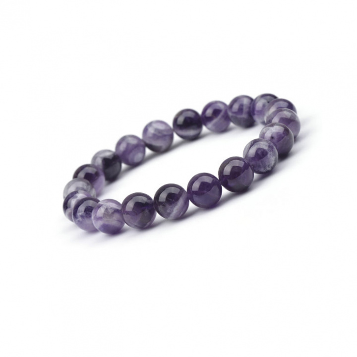 Andekvarts - Bandametist 6 mm Stenar, Armband i gruppen Fritid / Spirituellt / Wellness / Kristaller hos Rekoshoppen.se (82906)