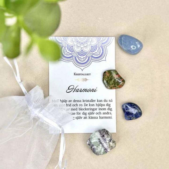 Andekvarts - Harmoni Kristallkit i gruppen Fritid / Spirituellt / Wellness / Kristaller hos Rekoshoppen.se (829764)