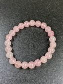 Andekvarts - Rosenkvarts 8 mm Stenar, Armband