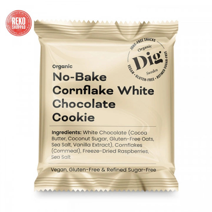 Rekofynda - Organic No Bake Cornflake White Chocolate Cookie