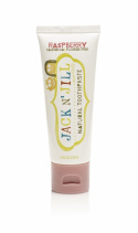 Jack N\' Jill - Naturlig Barntandkräm utan Flour, Hallon