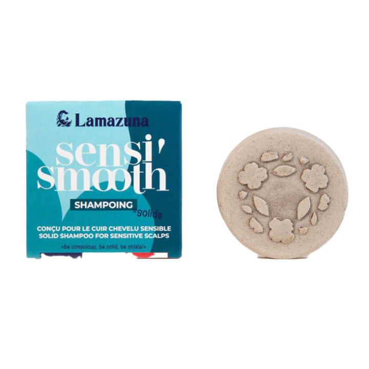 Lamazuna - Fast Schampo För Känslig Hårbotten med Pionpulver i gruppen Hygien / Hårvård / Schampo fast hos Rekoshoppen.se (941076)