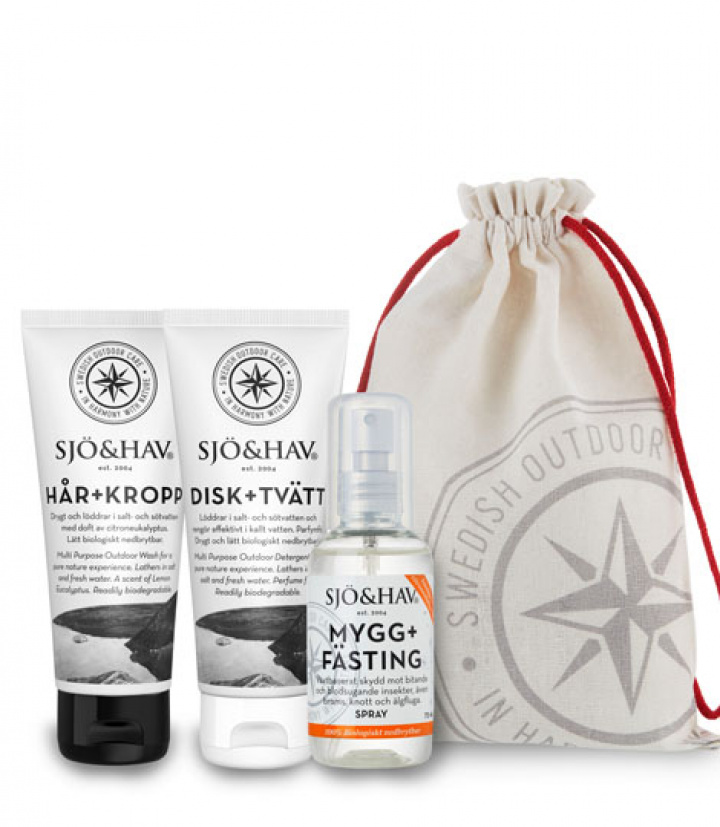 Sjö & Hav - Vildmarkskit 1 Hår & Kropp, Disk & Tvätt, Mygg & Fästing Spray i gruppen Fritid / Friluftsliv hos Rekoshoppen.se (982001)