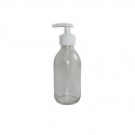 Reko - Pumpflaska i Klart Glas 200 ml, Vit